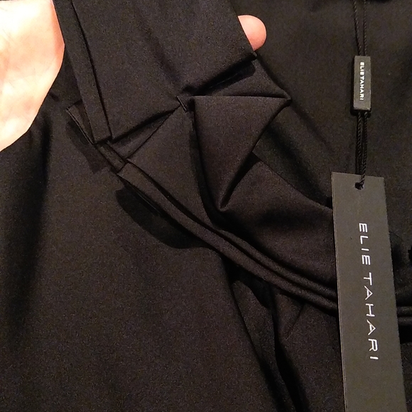 Elie Tahari black silk fancy top, small, nwt - Picture 12 of 17